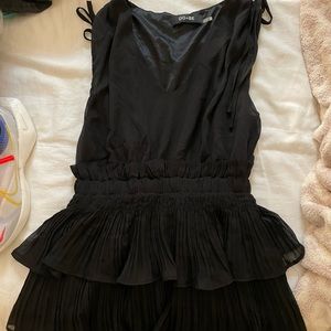 Black frill dress